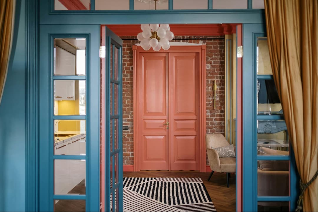 the front door of a home